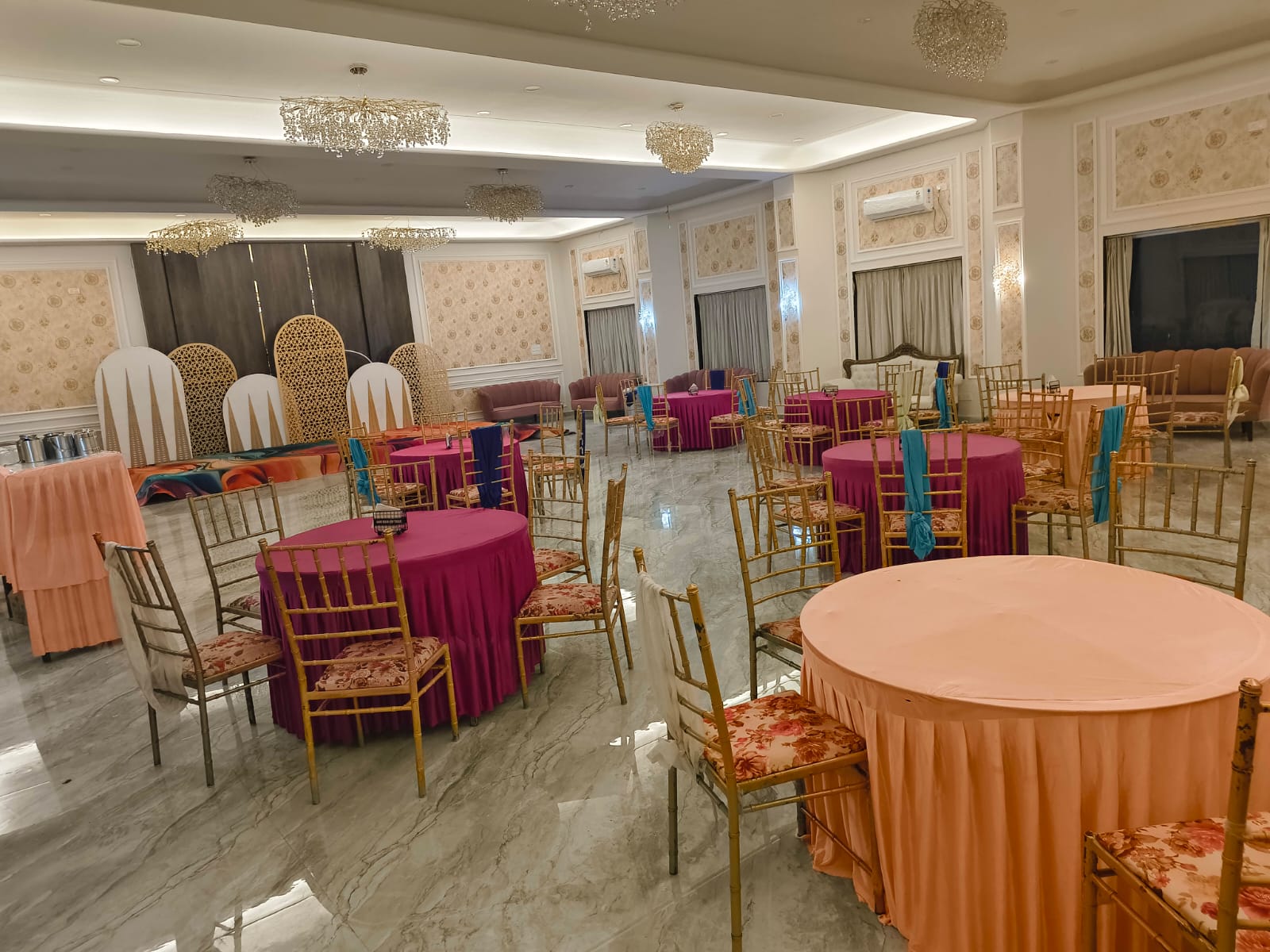 Elegant banquet hall
